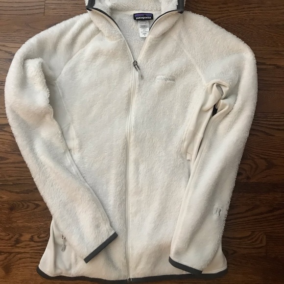 Patagonia Full Zip Sweater⭐️ white, size medium - Picture 8 of 14